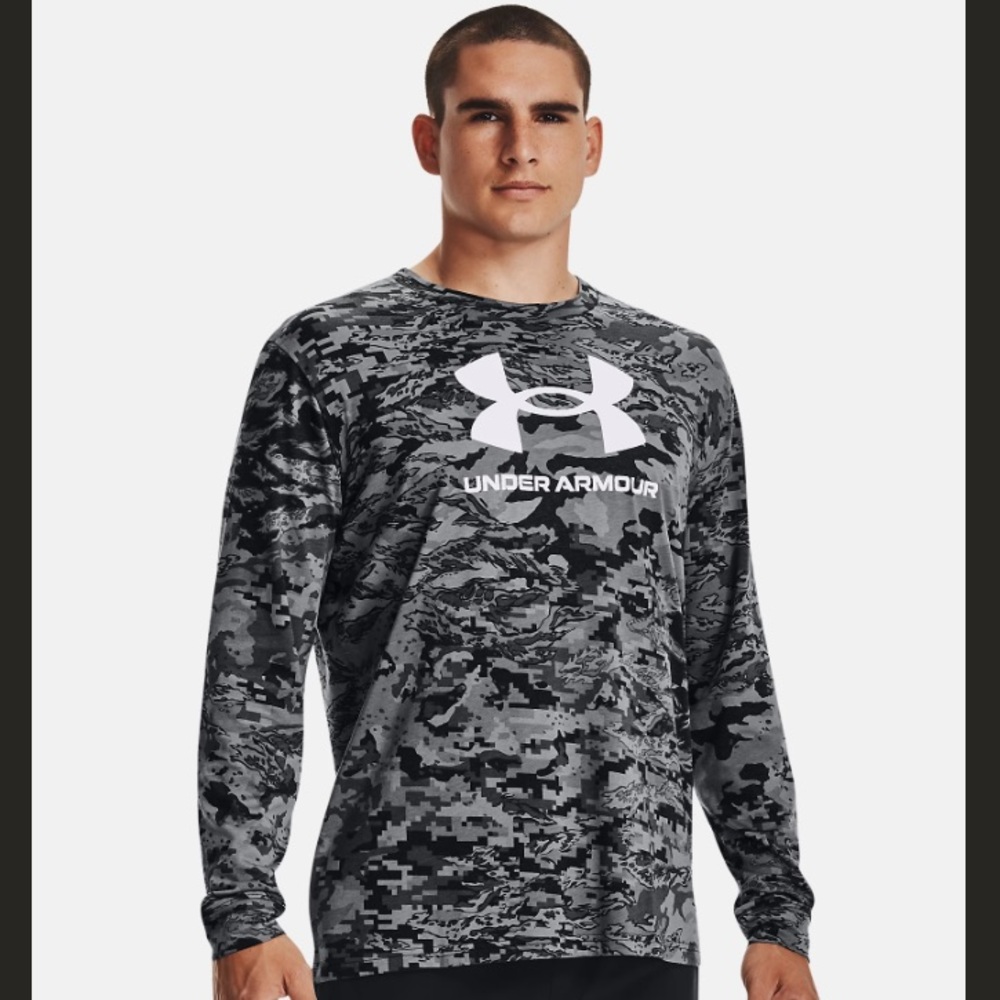 Under Armour Camo Big Logo Long Sleeve Shirt